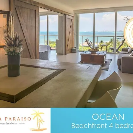 Ocean Beachfront 4 Bdr -Amazing Oceanview Apartment